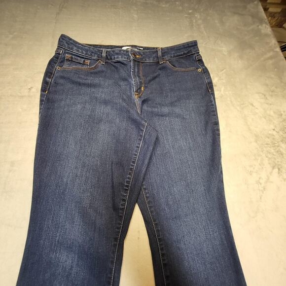 Old Navy Jeans Womens 14 Blue Pop Icon Skinny Stretch Denim Five Pocket Zip Fly - Picture 2 of 10